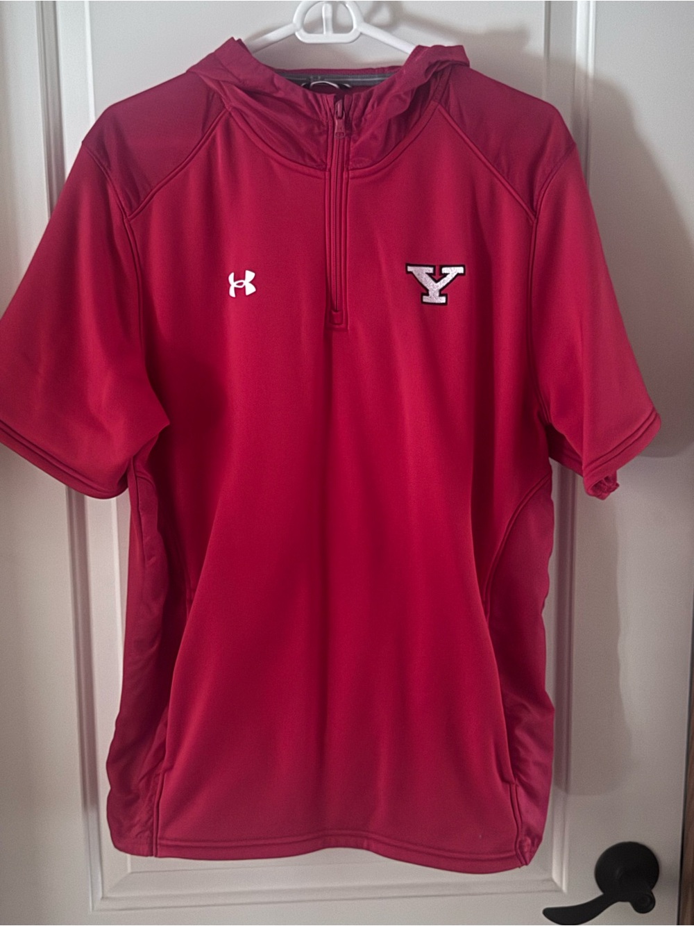 Under Armour Youngstown State Penguins 1/4 Zip Short Sleeve Hoodie